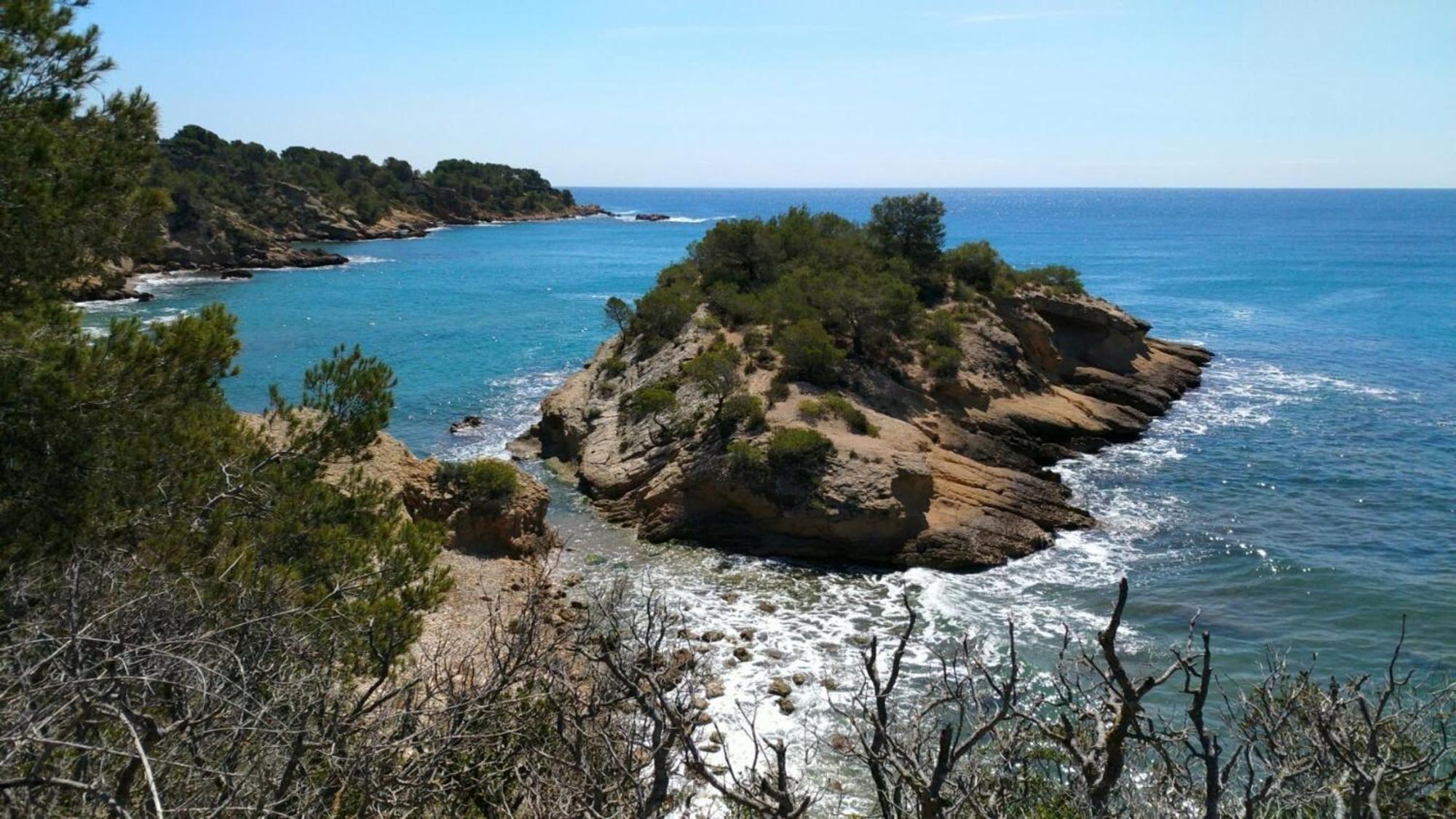 Villa Dos Calas - Bonita Villa De Estilo Rustico Y Piscina De Agua Salada L'Ametlla de Mar Zewnętrze zdjęcie