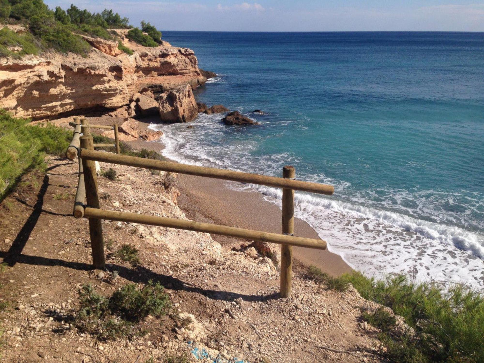 Villa Dos Calas - Bonita Villa De Estilo Rustico Y Piscina De Agua Salada L'Ametlla de Mar Zewnętrze zdjęcie